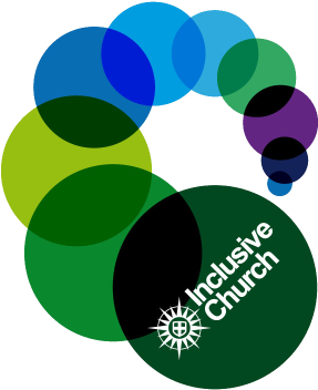 We Are About Social Transformation, Challenging Injustice - Inclusive Church Logo (375x375)