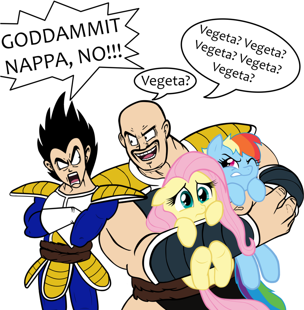 Vito, Crossover, Dragon Ball, Dragon Ball Z, Dragonball - Nappa (1024x1024)