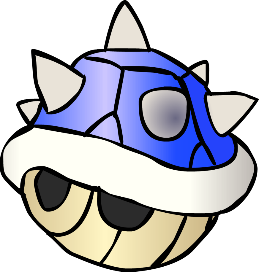 The Dreaded Blue Spiny Shell By Themarioking02 - The Dreaded Blue Spiny Shell By Themarioking02 (872x917)