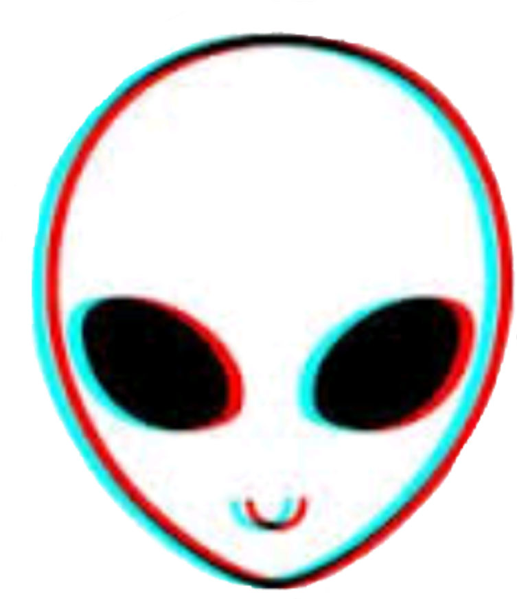 Tumblr Alien Aesthetic Asthetic - Alien Sticker (1024x1024)