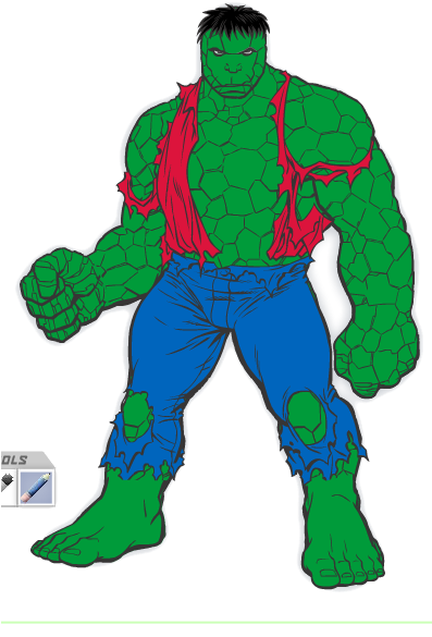 Hulk Par Antoine - Glogster (396x643)