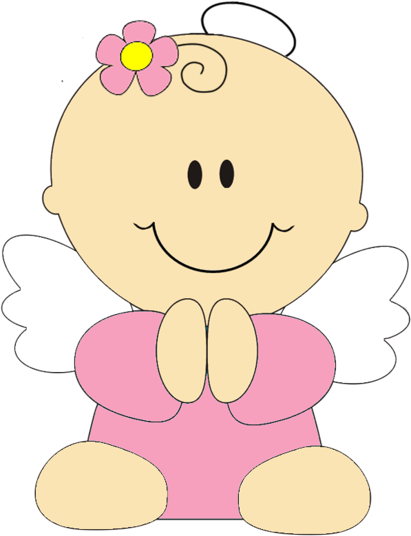 Little Angel - Angelitos Para Bautizo (613x800)