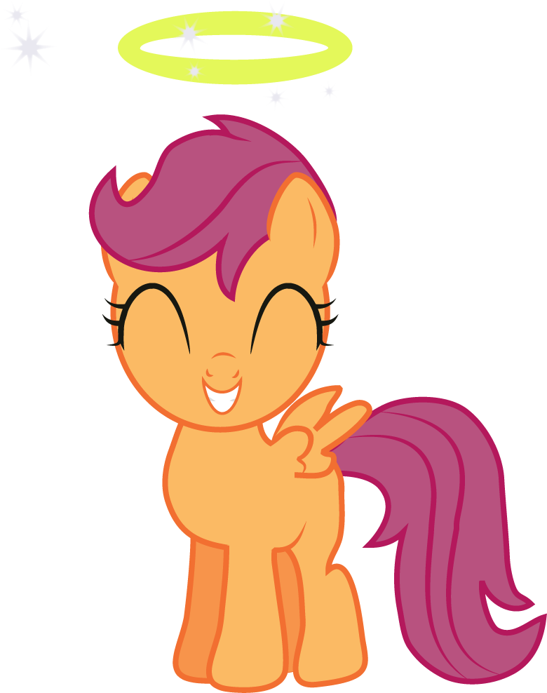 Little Angel Scootaloo By Creshosk-d45tcjr ] - Angel Scootaloo (780x988)