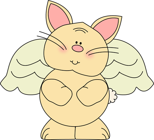 Angel Clipart Bunny - Clip Art (500x456)