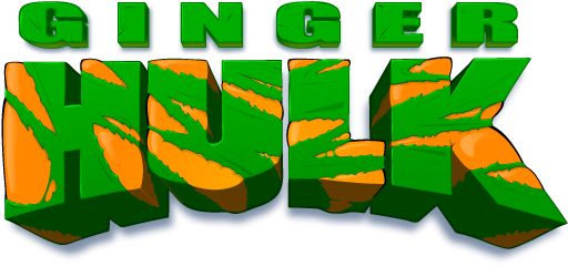 Ginger Hulk Logo - Graphic Design (595x300)