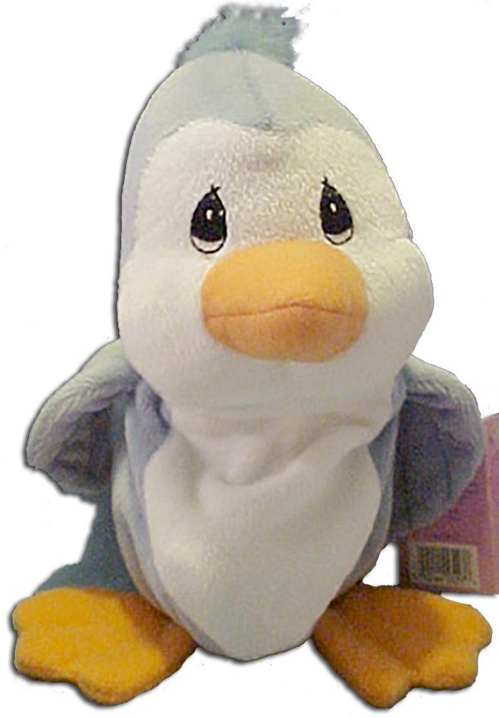 Precious Moments Tender Tail Bean Bag Plush Slate Penguin - Stuffed Toy (706x1015)