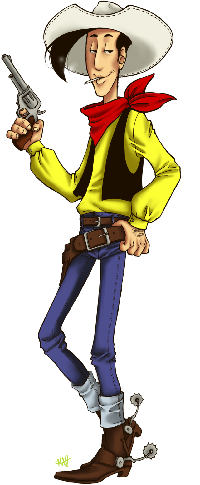 Lucky Luke By Shinu8p Lucky Luke By Shinu8p - Paper (1024x1714)