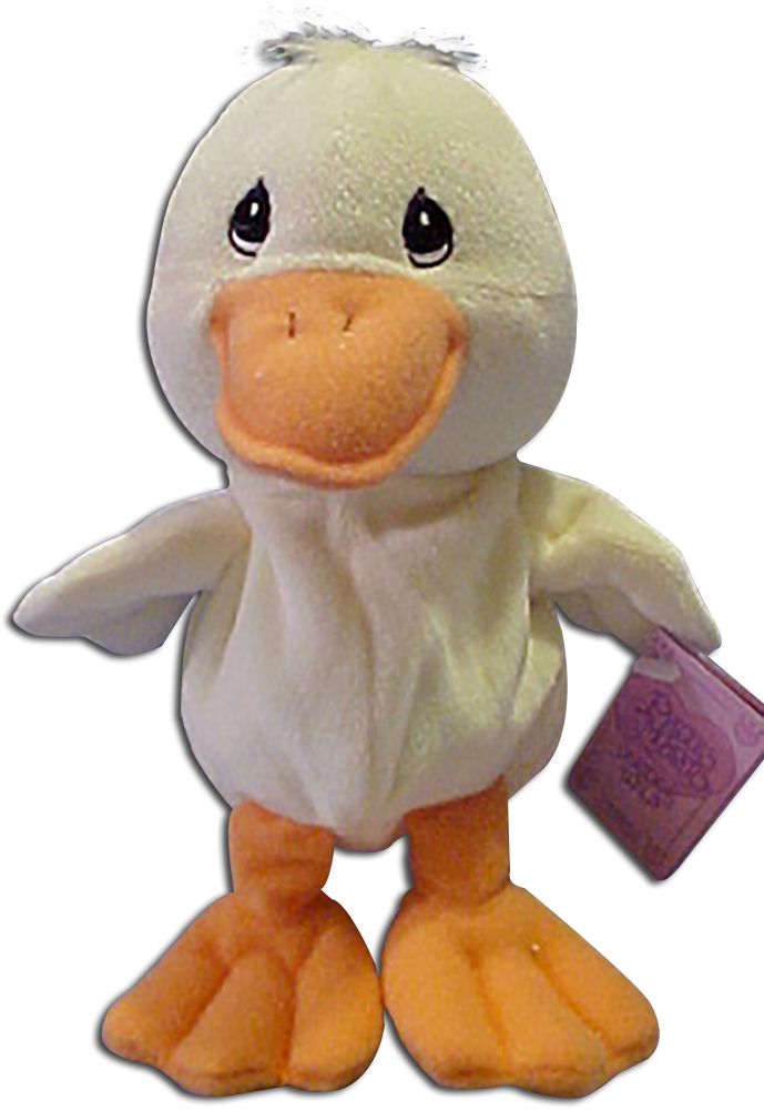 Precious Moments Tender Tail Bean Bag Plush Yellow - Duck (689x1000)