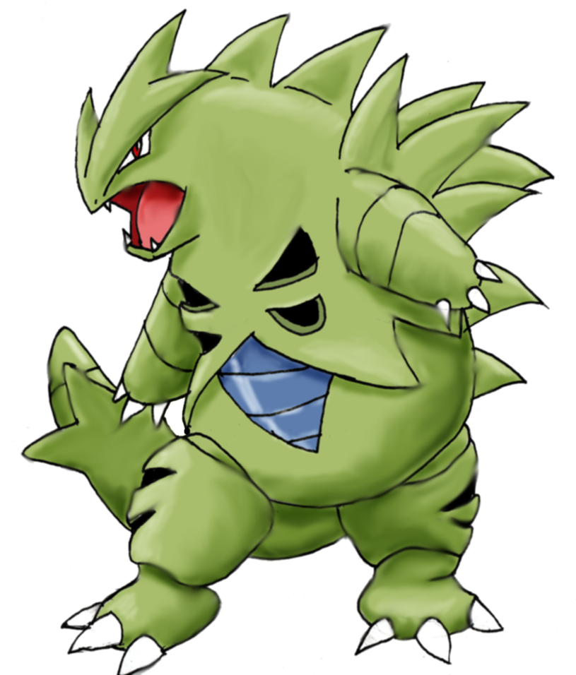 Tyranosaur The Tyranitar By Apricots From Nara - Birthday (820x974)