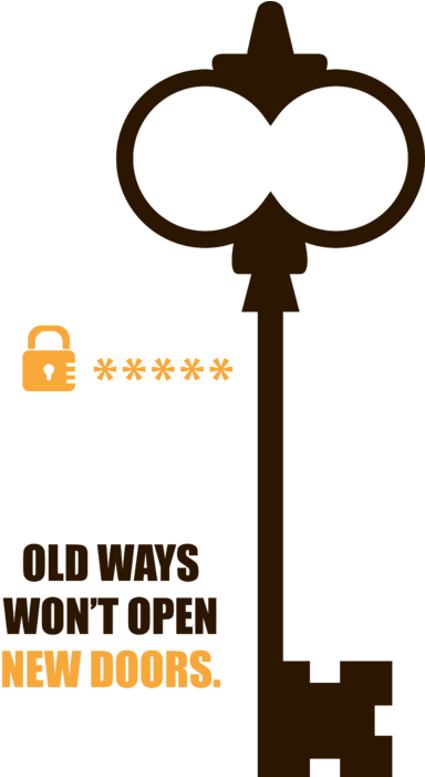 Art Open New Doors - Old Ways Won T Open New Doors Clipart (452x700)