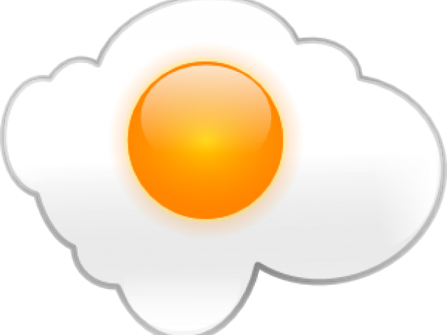 Fried Egg Clipart Egg Whites - Fried Egg Vector (640x480)
