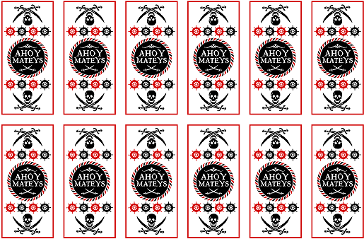 Free Pirate Birthday Party Printables From Printabelle - Party (580x410)