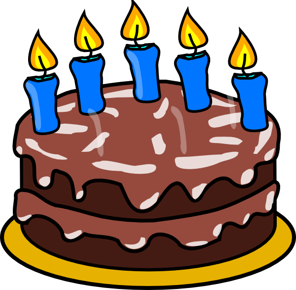 Birthday Cake Pictures Free - Birthday Cake Clip Art (600x586)