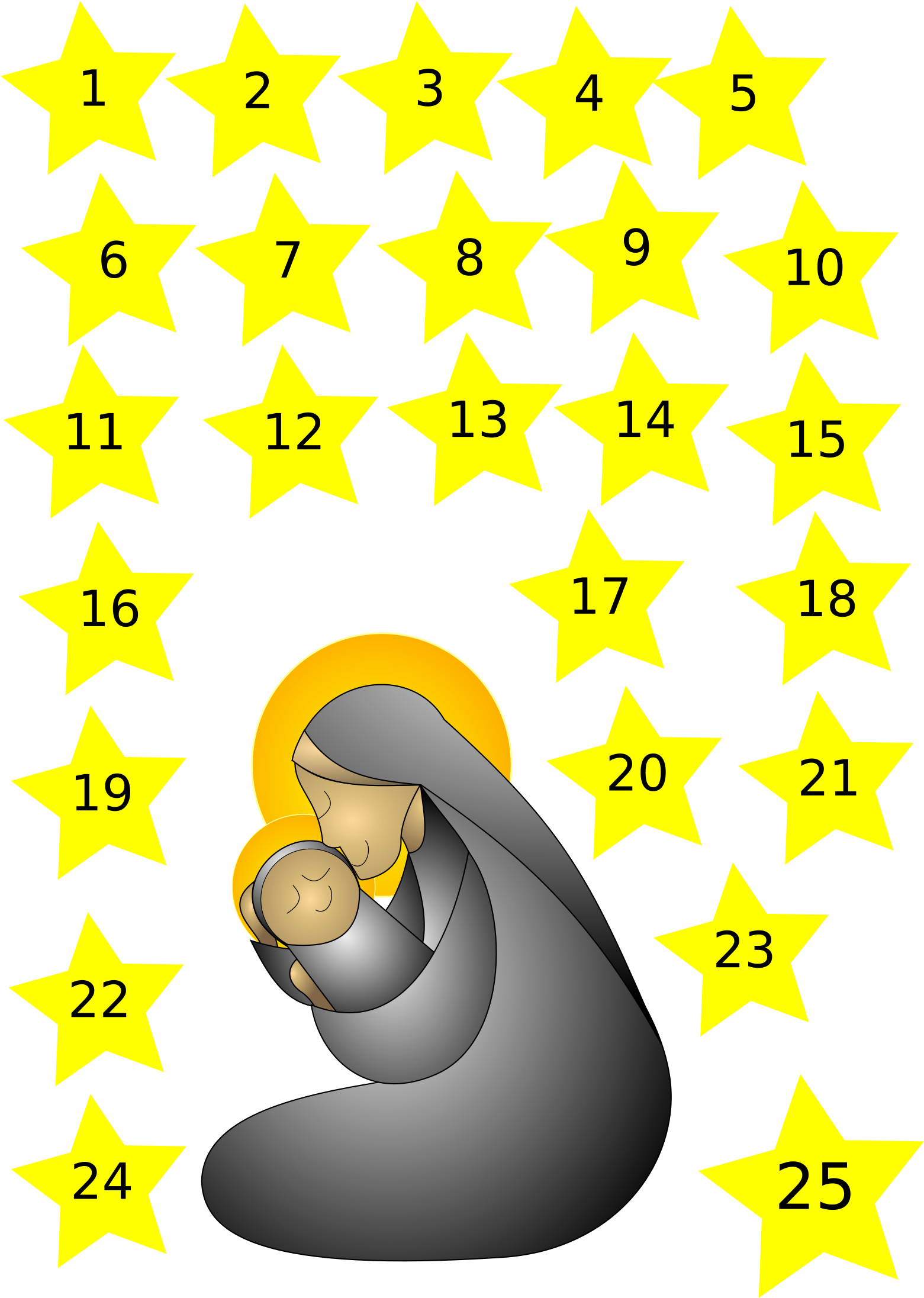 Advent Calender - Advent (1652x2400)