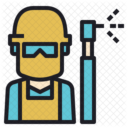 Welding Icon - Manufacturing Worker Icon (512x512)