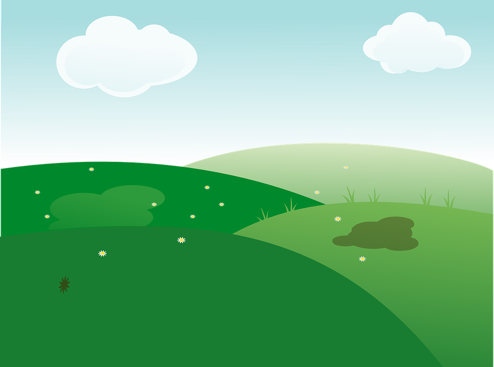 Feilds Clipart Scenery - Landscape Background Clipart (960x714)