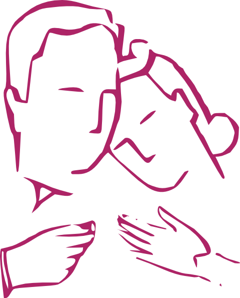 Husband And Wife Clip Art At Clker - Husband And Wife Graphic (480x595)