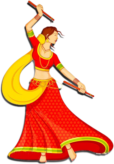 Navratri Png - Navratri Logo Png (369x530)