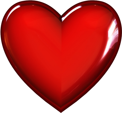 3d Red Heart Png Transparent Image - Love Heart Images 3d (760x633)