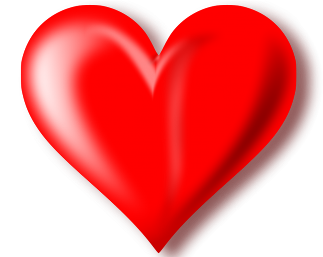 Red Heart - Hearts With Transparent Background (915x515)