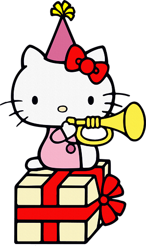 Hello Kitty - Happy Birthday Gif Hello Kitty (298x500)