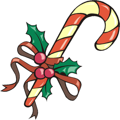 Candy Cane - Candy Cane Clip Art (400x398)