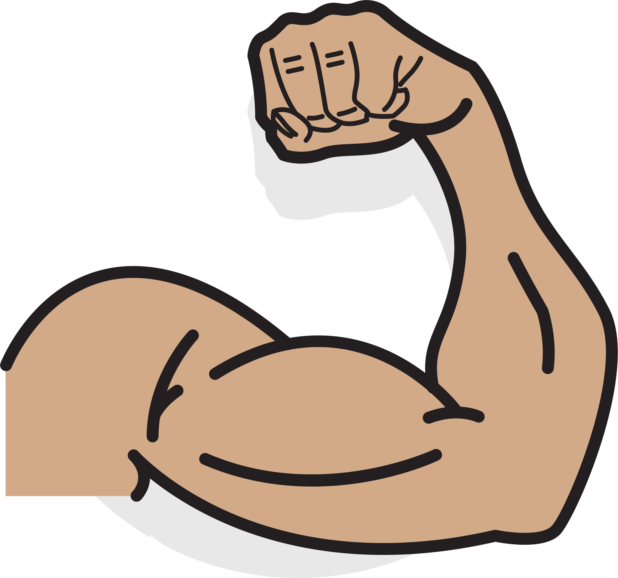 Fist Thumb Arm Clip Art - Upper Limb (2037x1904)