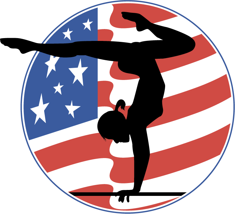 Art We Can Use Or Have Used For Gymnastics Fundraiser - Usa Women's Gymnastics Throw Blanket (750x685)