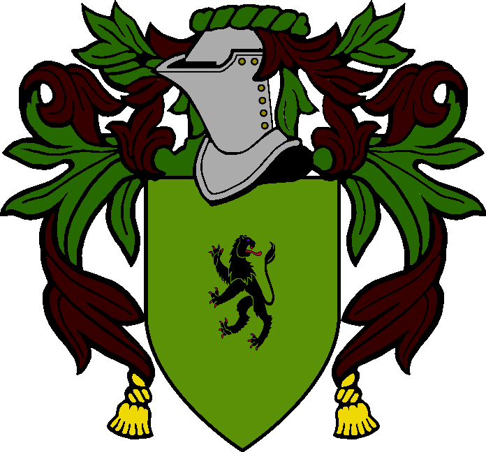 The House Of Del'vair - Coat Of Arms Template (696x648)