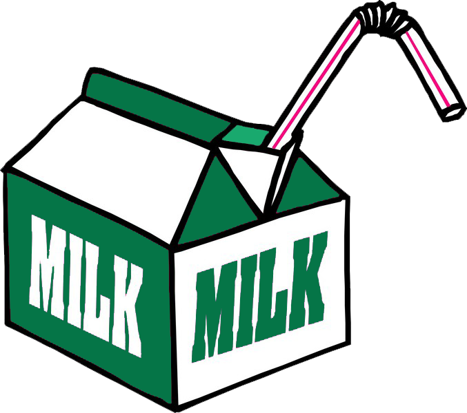 Transparent Cartoon Carton Of Milk (677x600)