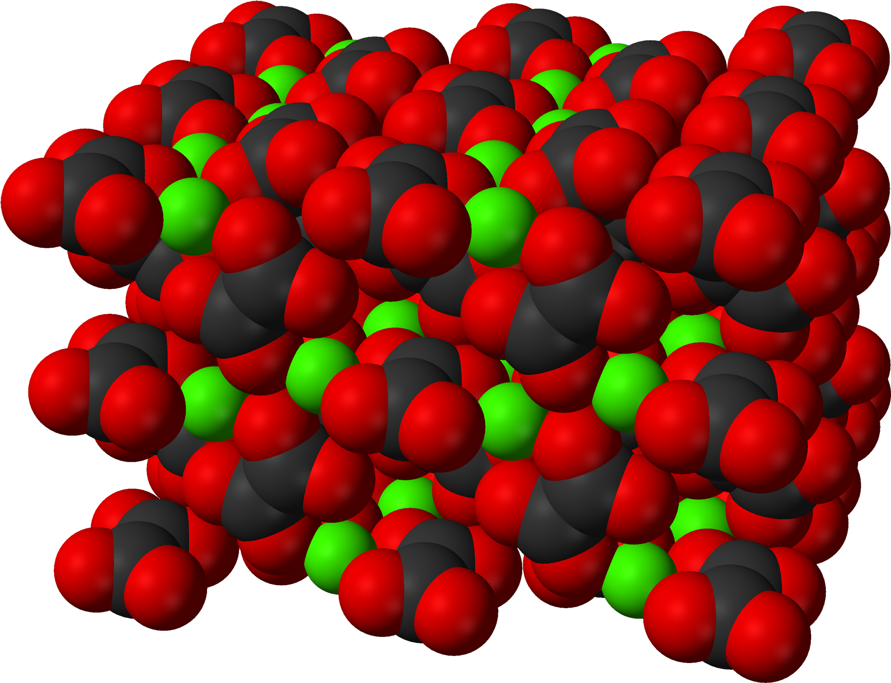 Oxalate And Calcium Ions (in Green) Bind To - Sphere (2000x1575)