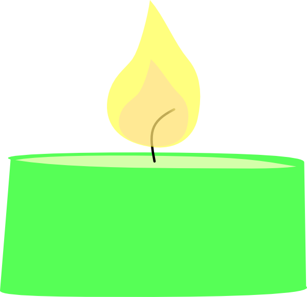Candle Clip Art At Clker - Clip Art (600x581)