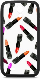 Diverse Lip Gloss Rubber Case For Samsung Galaxy S4 - Lippenstift Für Tage Kofferanhänger (500x500)