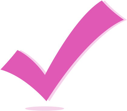 Faq's Â€“ Designated Driver Service - Pink Checkmark (450x400)