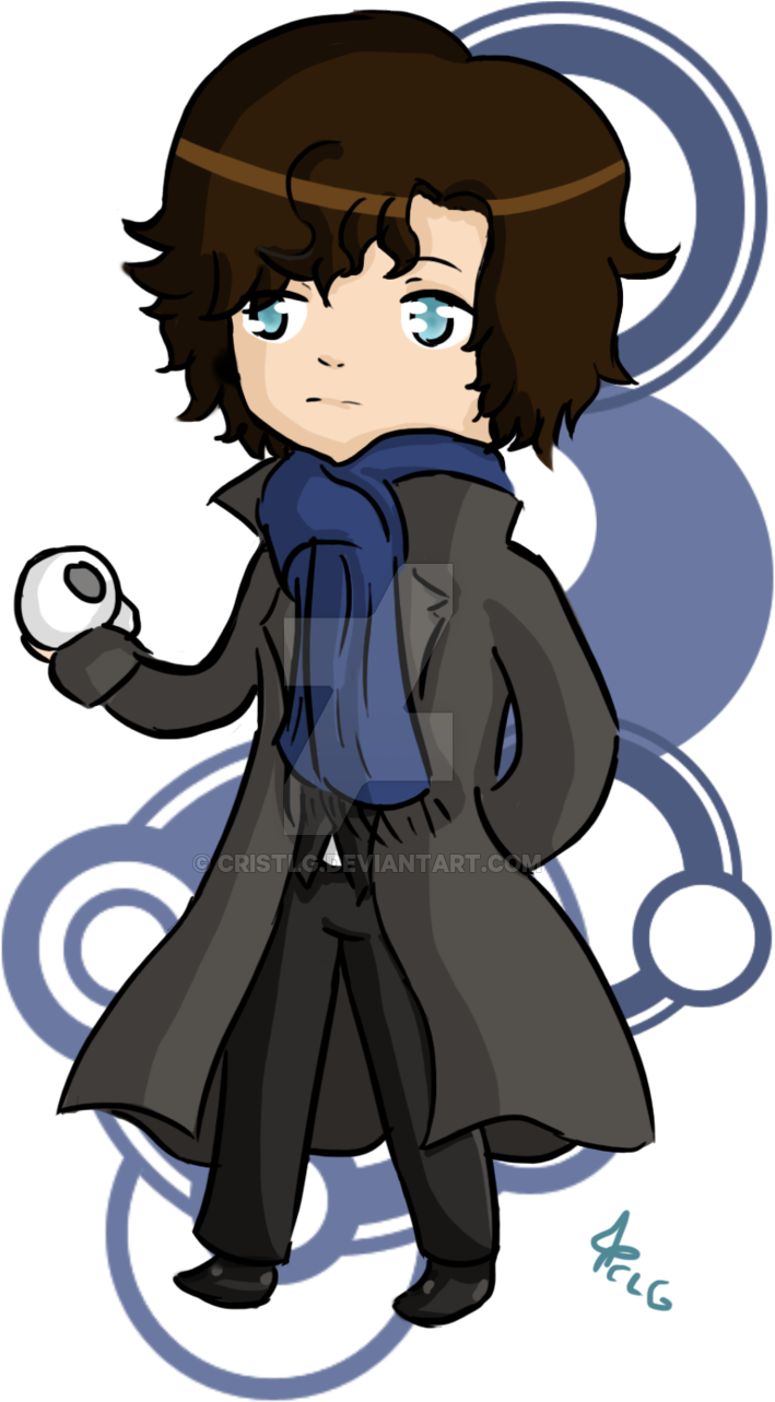 Sherlock Chibi By Cristlg Sherlock Chibi By Cristlg - Drawing (800x1392)