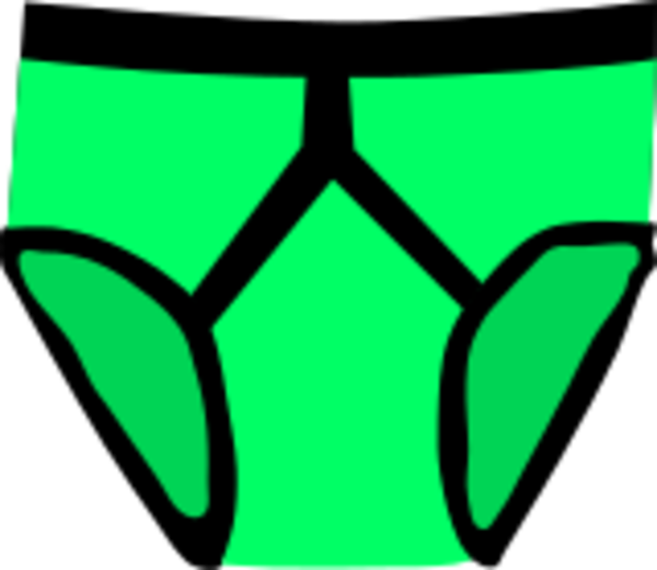 Underpants Clipart - Underpants - Clip Art Underpants (600x521)