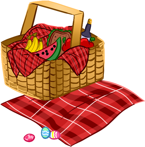 Picnic Basket Clipart Download Picnic Basket Clipart - Cartoon Picnic Basket Png (500x491)