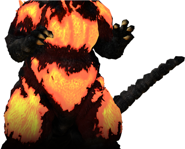 Godzilla Clipart - Freezing Godzilla (640x480)