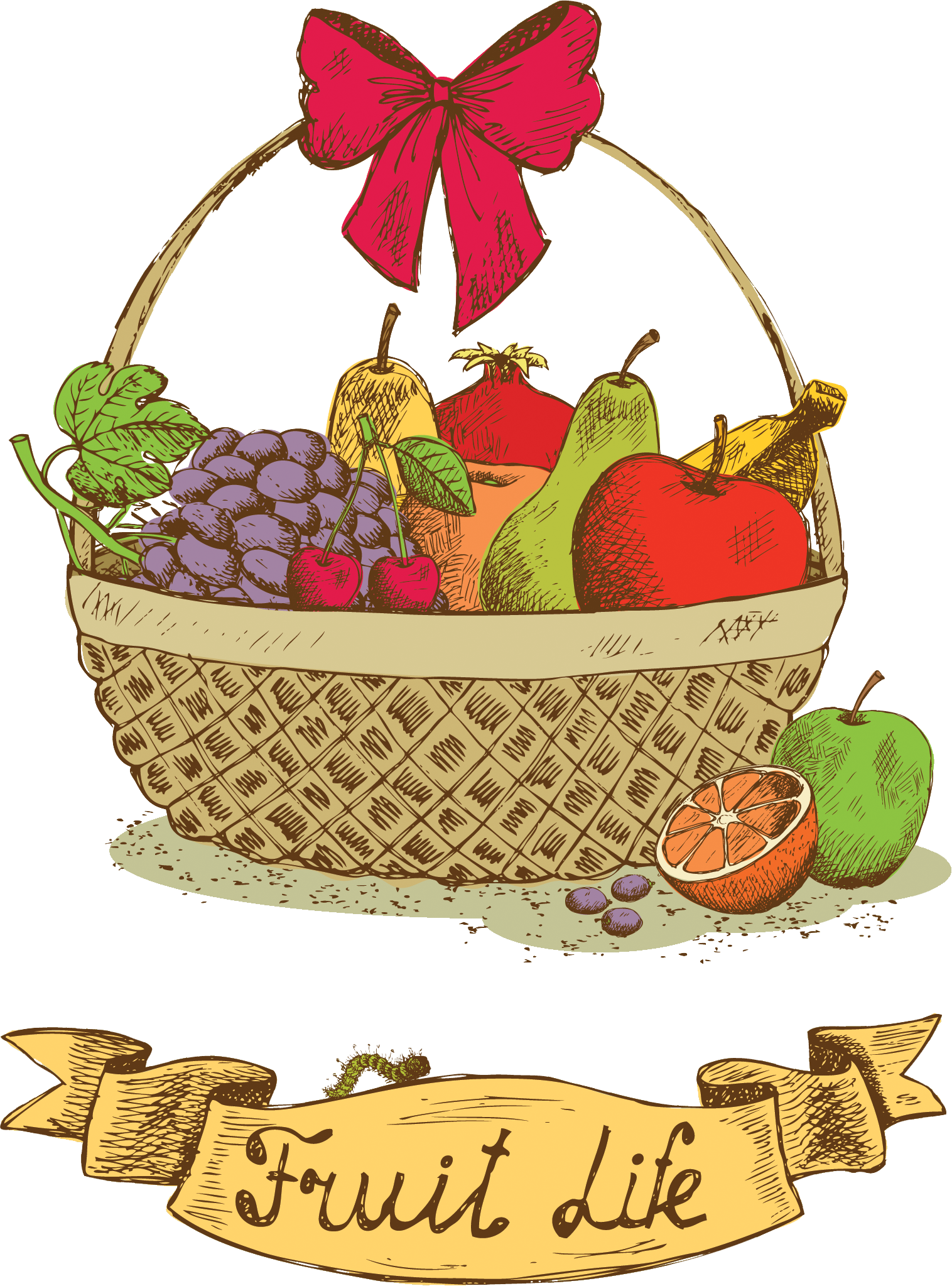 بس هـــذي الصورة - Frutas En Canastas Caricaturas (1516x2047)