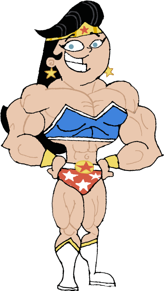 I'm Super Strong And Popular By Thefranksterchannel - Cartoon (620x1003)