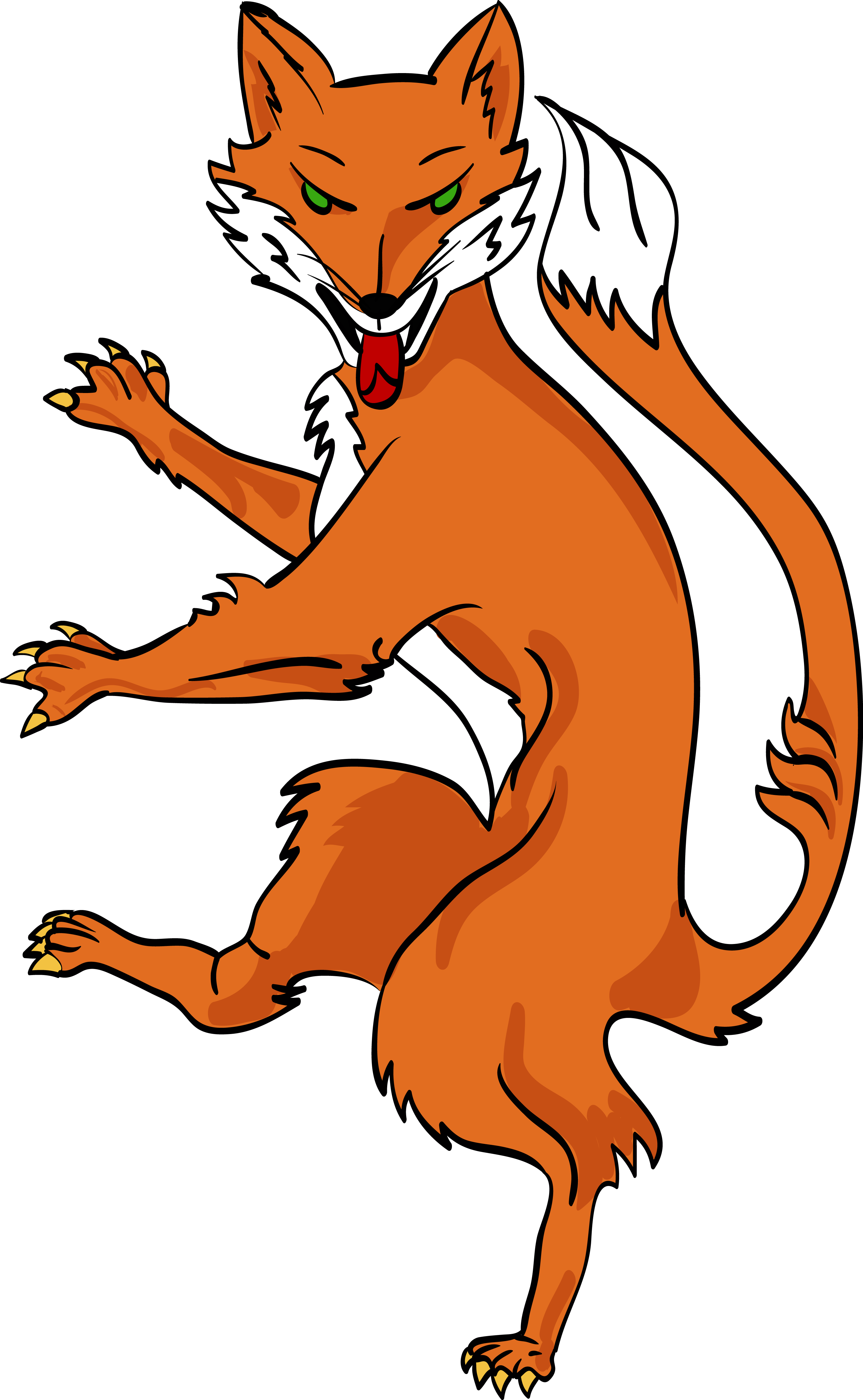 Fox - Coat Of Arms Fox (3000x4866)