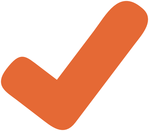 Check Mark Orange Clip Art At Clkercom Vector - Orange Check Mark Clipart (600x527)