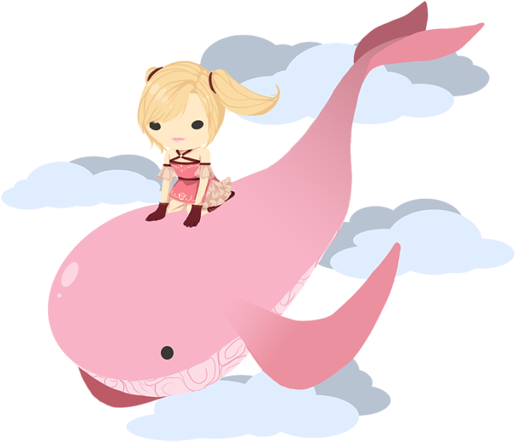 Pin Pink Whale Clip Art - Cartoon (800x639)