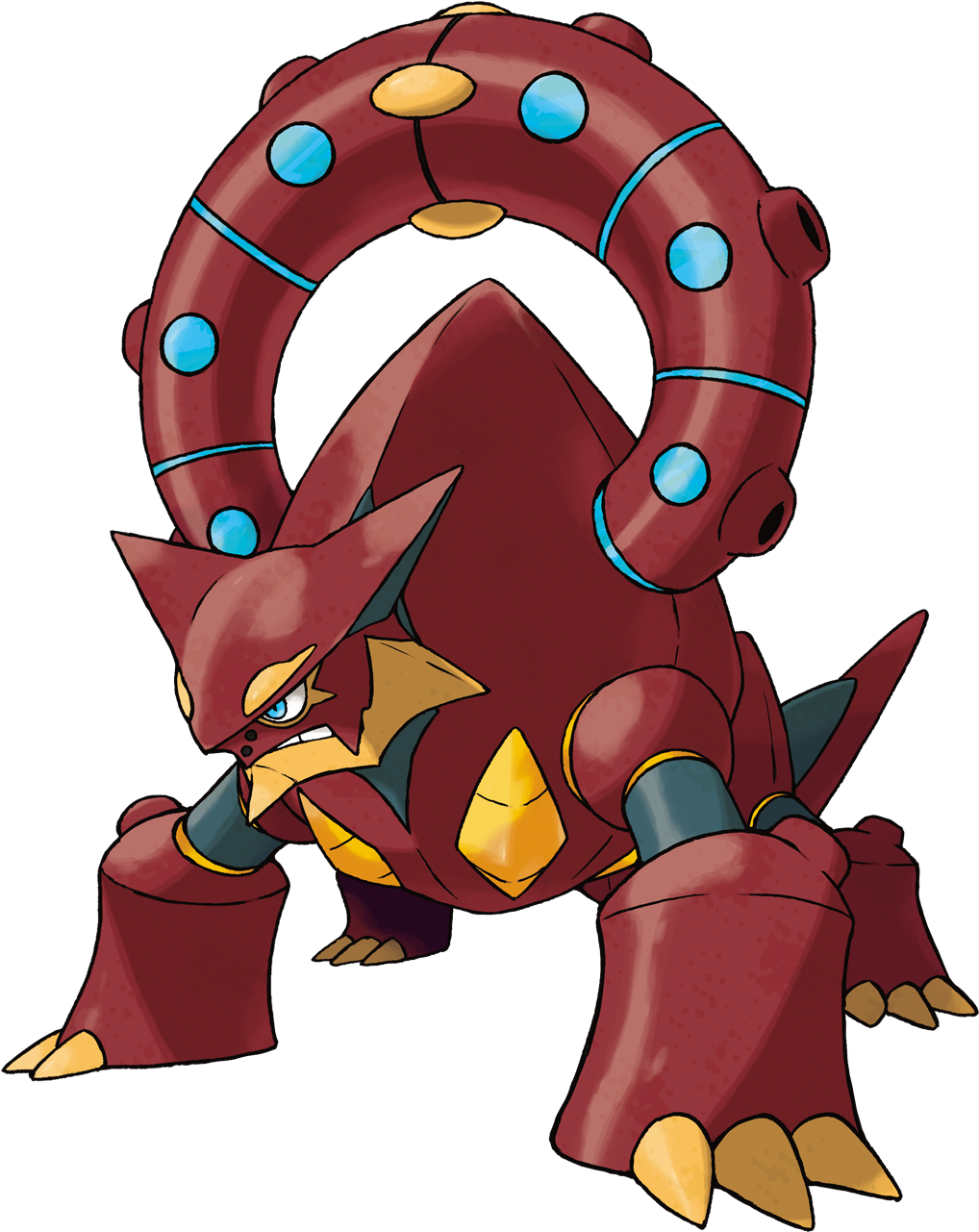 Everywhere Else, Including Its Official Art - Volcanion Qr Code In Pokemon Ultra Sun (2750x2750)