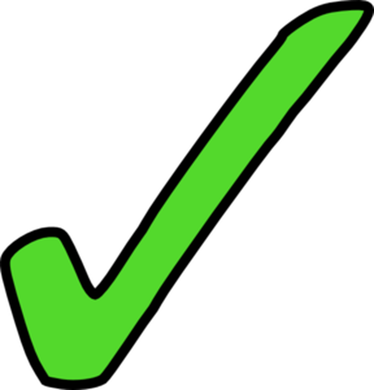 Check Mark Clip Art - Tick Clipart (1230x1280)