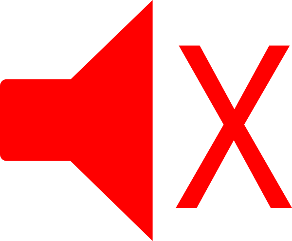 Speaker Muted Clip Art At Clker - Mute Clipart (600x495)