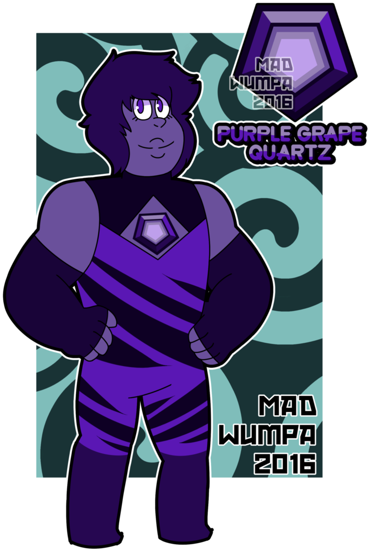 [ga] Purple Grape Quartz By Mad-wumpa - Cartoon (734x1089)