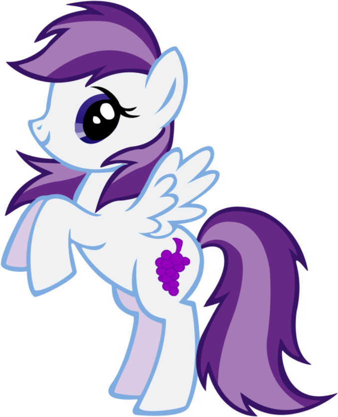 Mlp Blind Bag Card - My Little Pony Grape Cutie Mark (885x902)