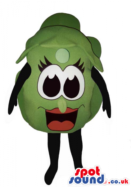Customizable Green Grape - Lettuce Mascot Costume (600x600)
