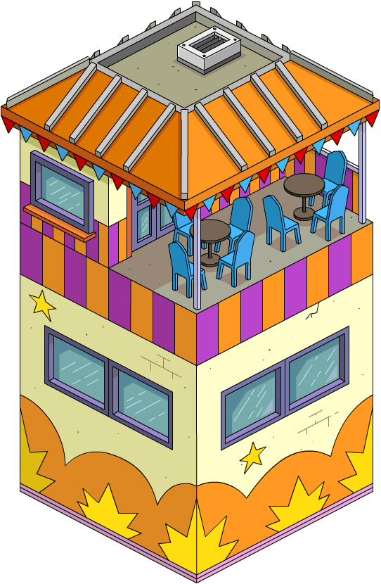 Drive-thru Extension - Krusty The Clown (542x830)